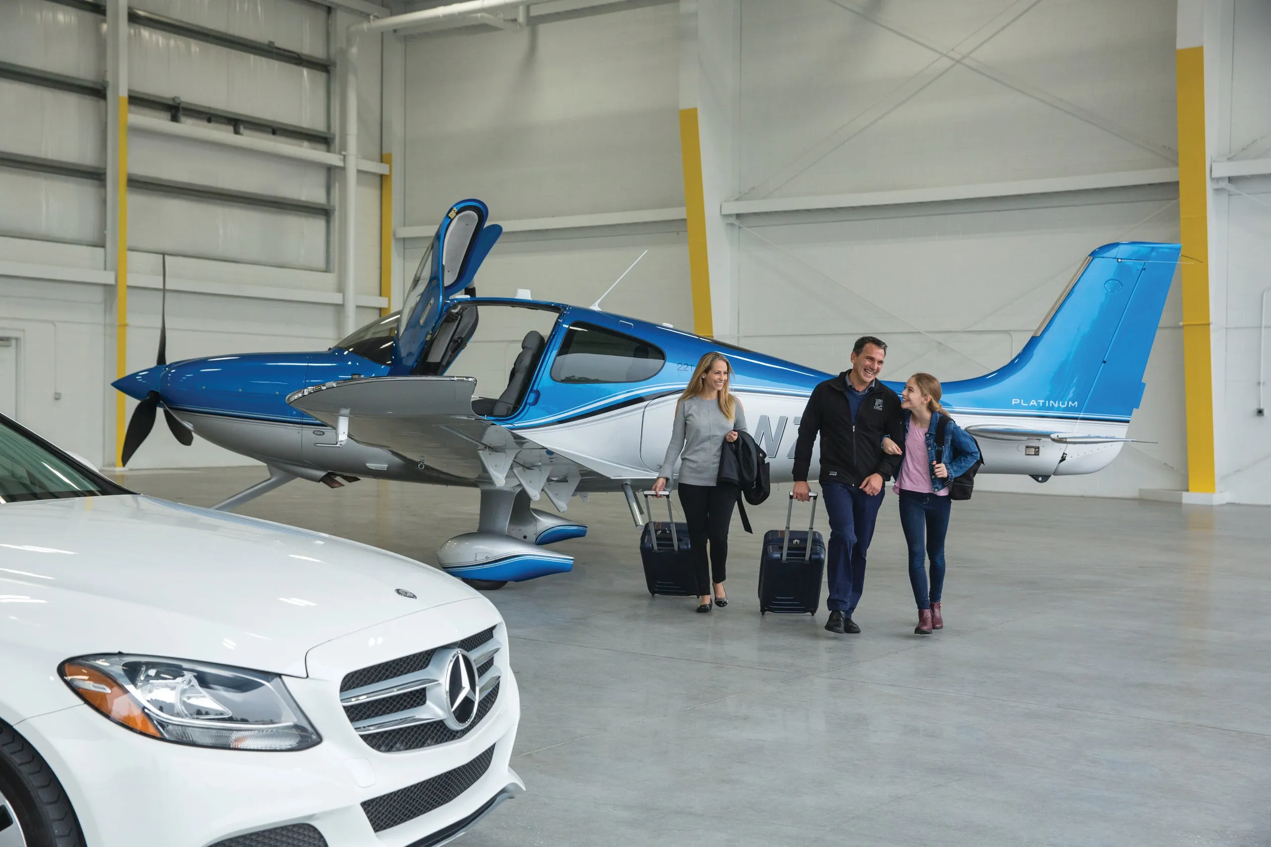 Cirrus cockpit at golden hour — the view that changes everything